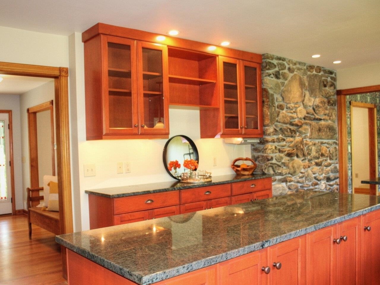 Chefs kitchen, custom cabinets