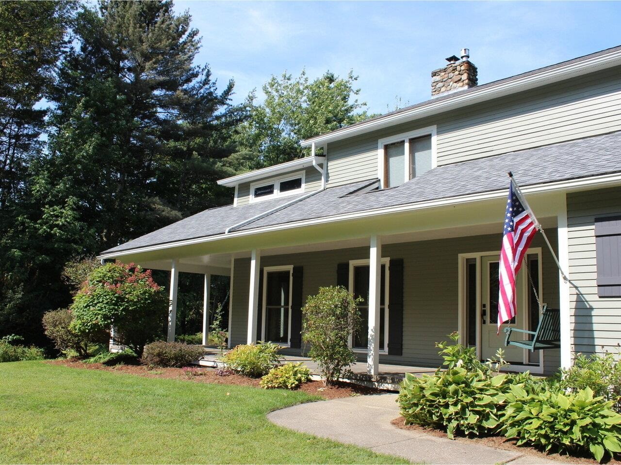 Wrap-around front porch