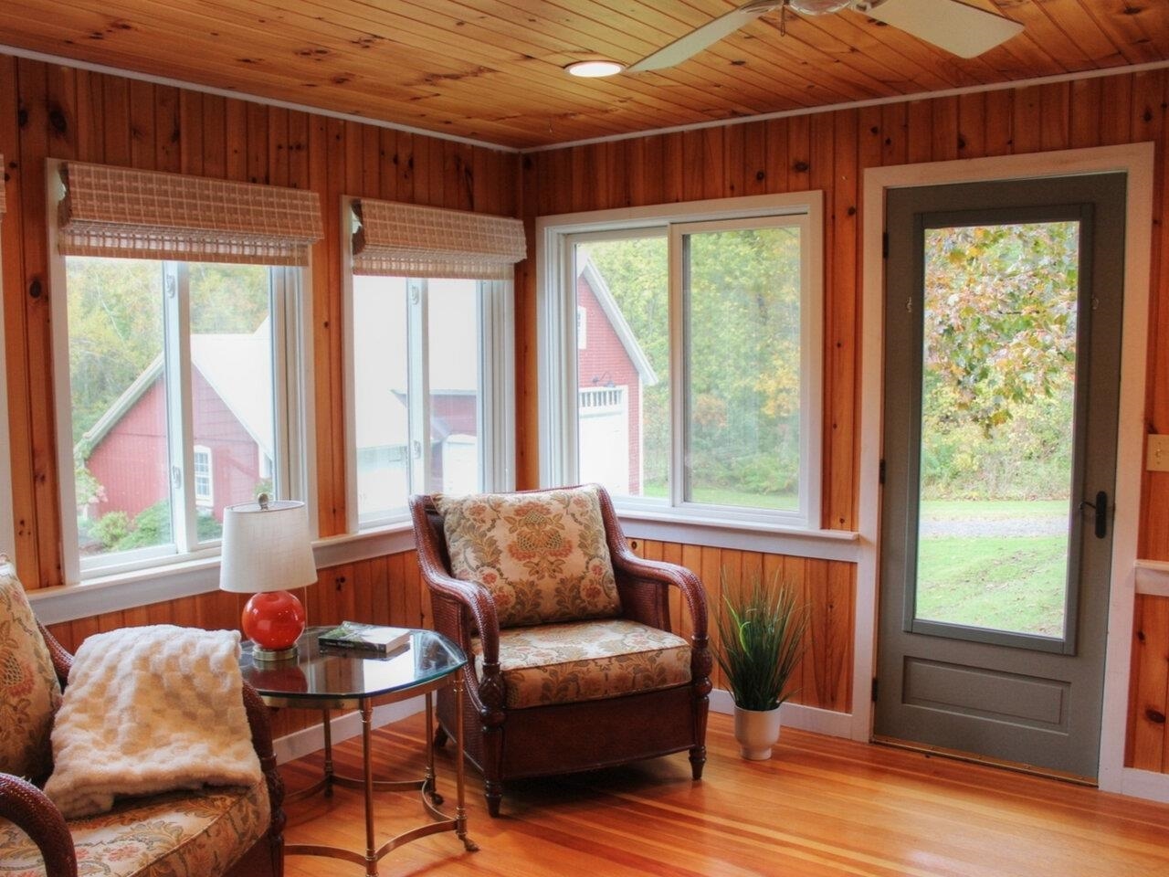 3-season sunroom is delightful