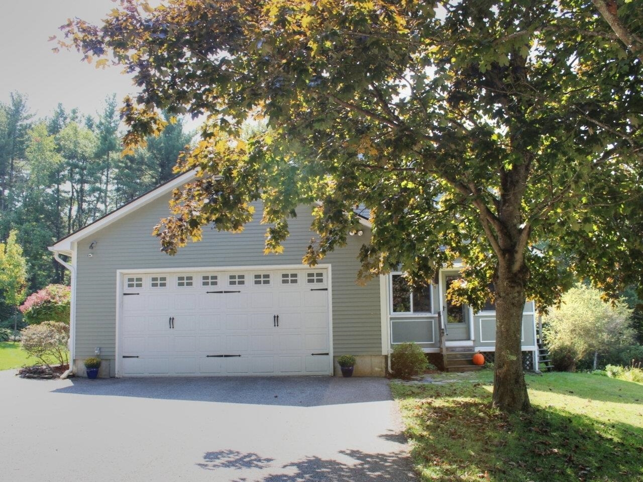 2-car garage, EV charger wired