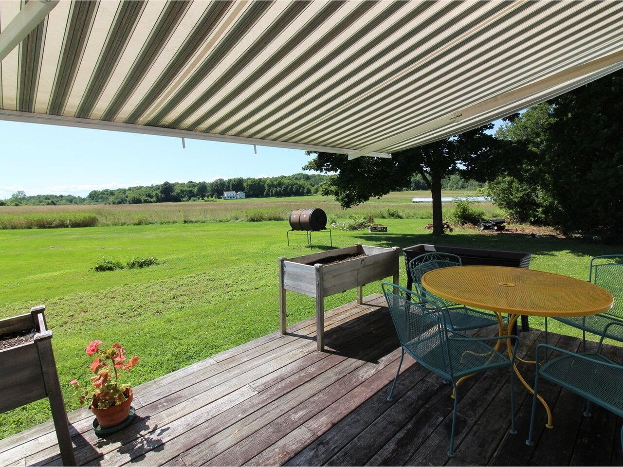 Back Deck with Awning