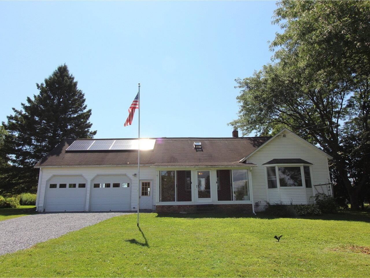 Front Yard with Flag Pole