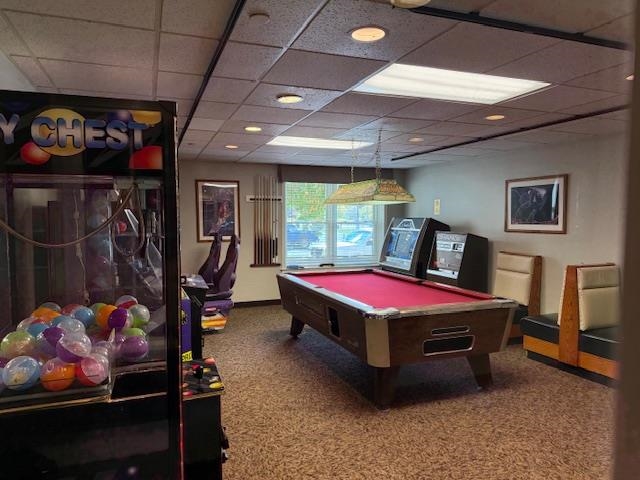 Pool Table and Arcade Room