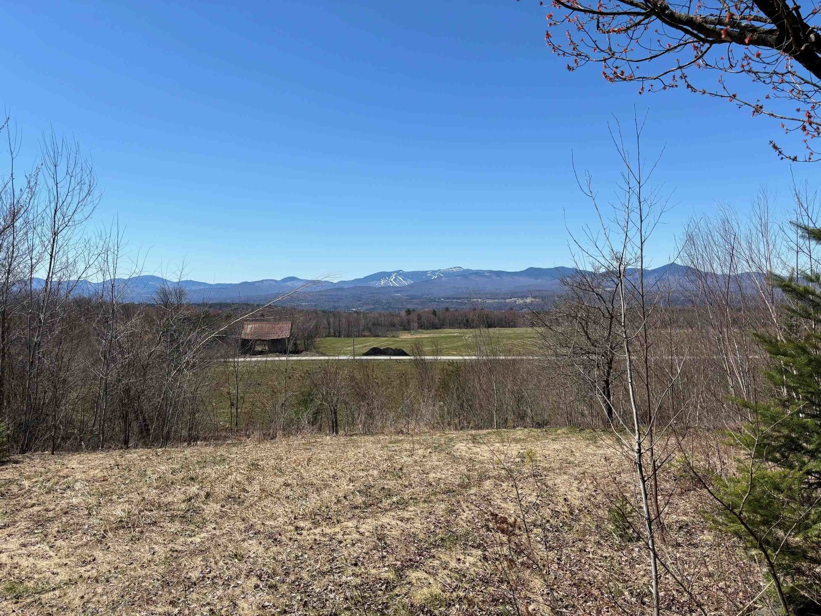 Neighboring farm field