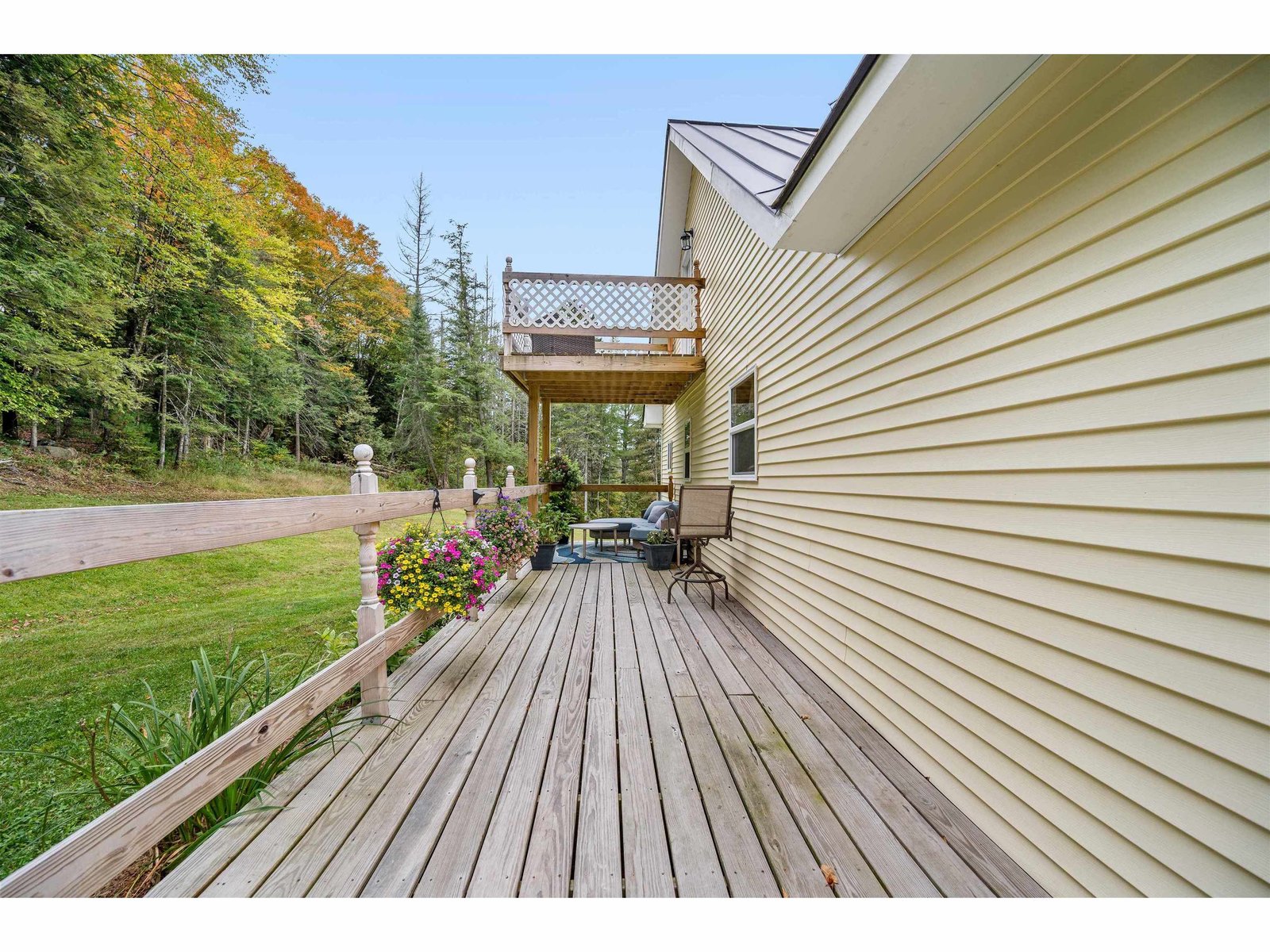 Large private deck