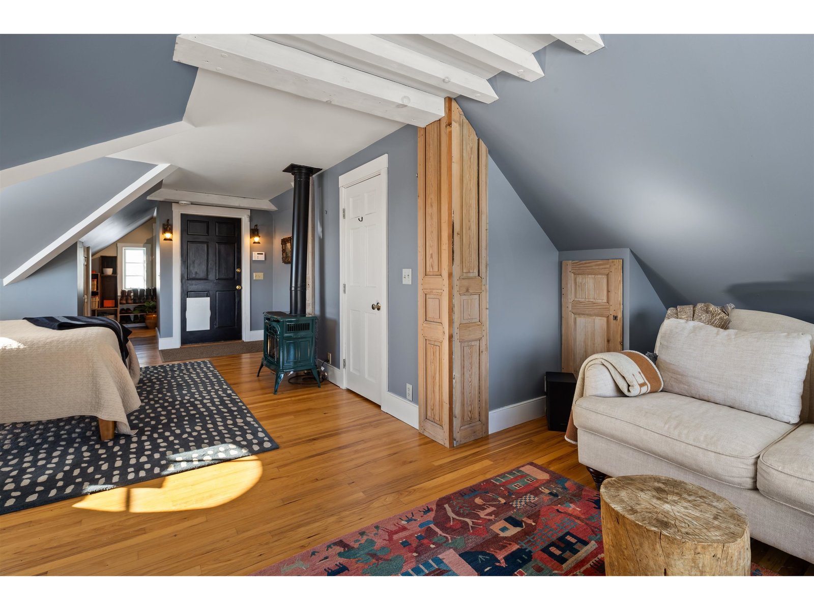 Living area in the Carriage House