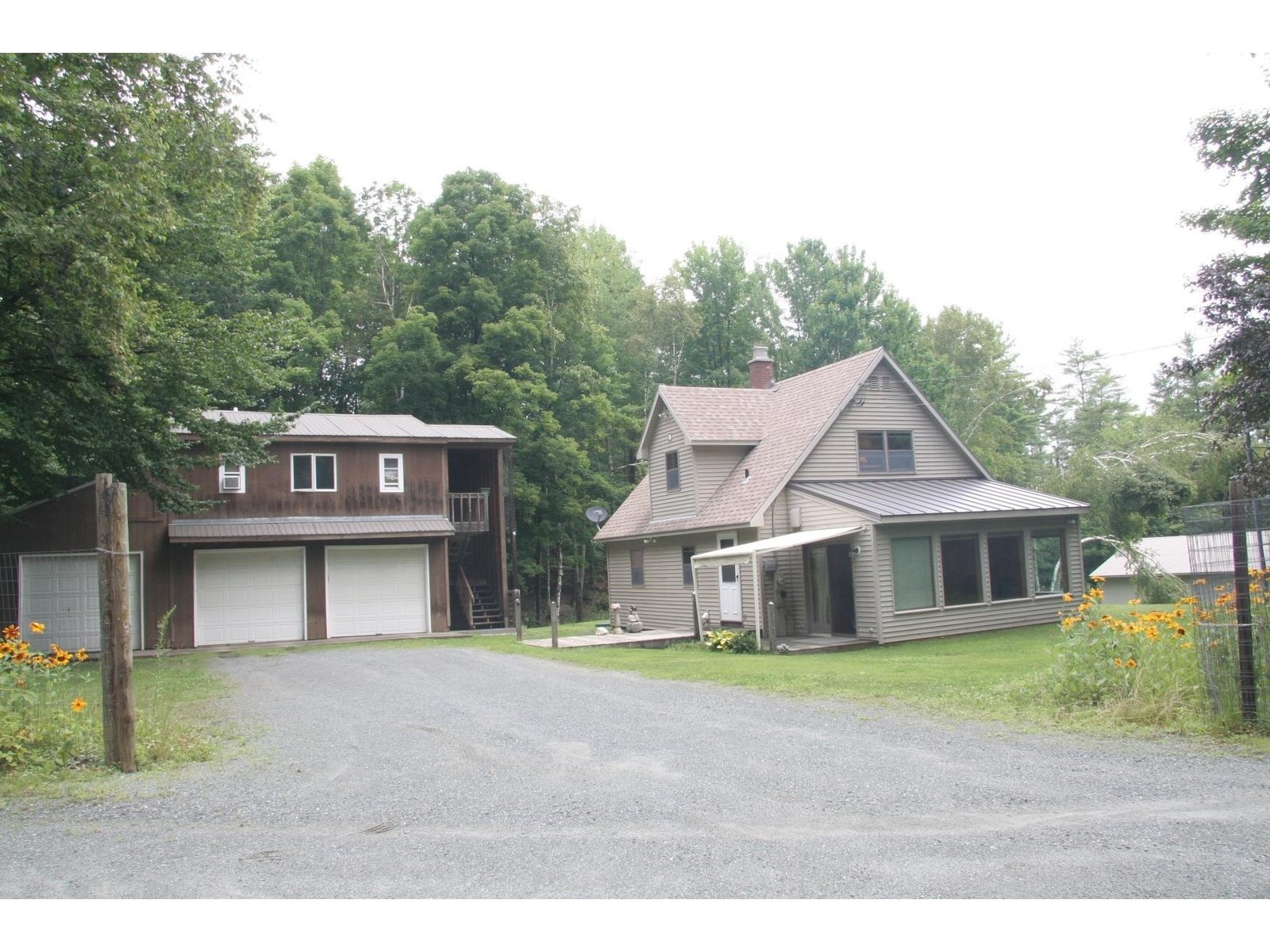 House and garage