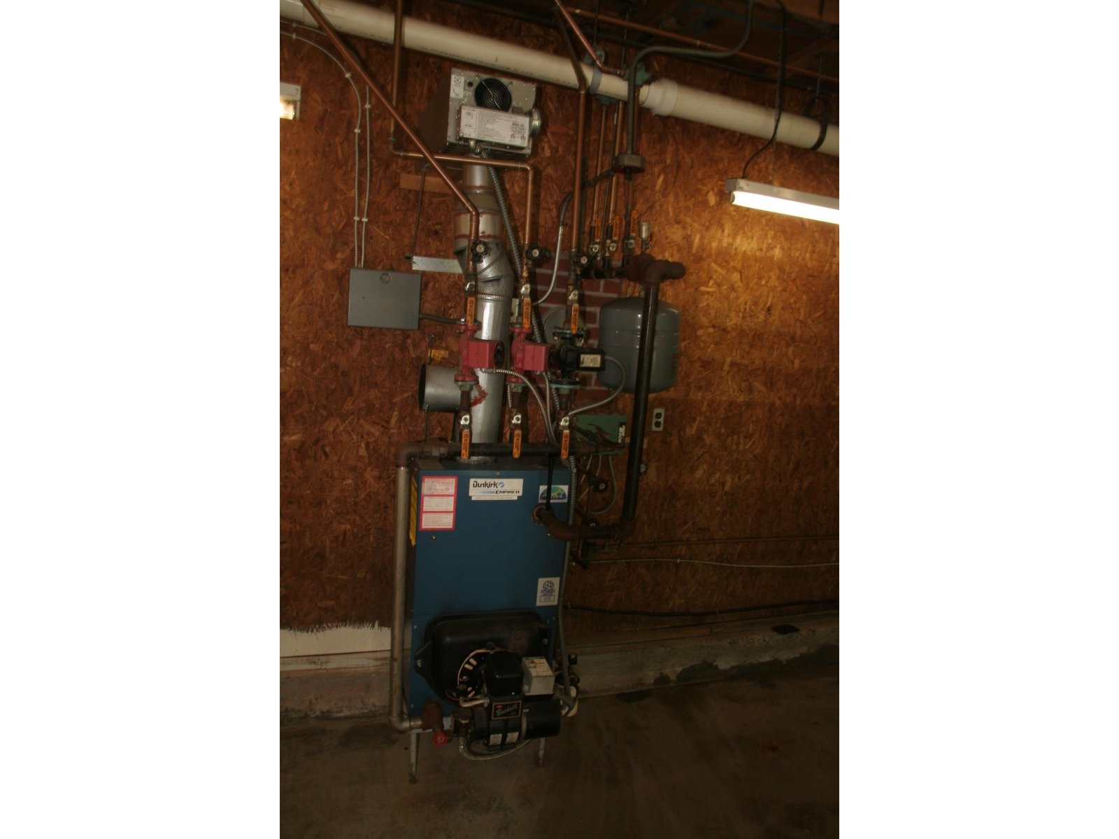 Boiler in garage