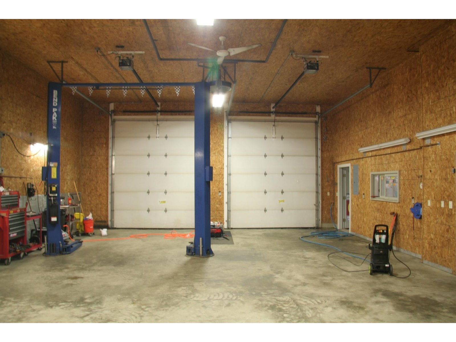 Two 12' OH doors in shop