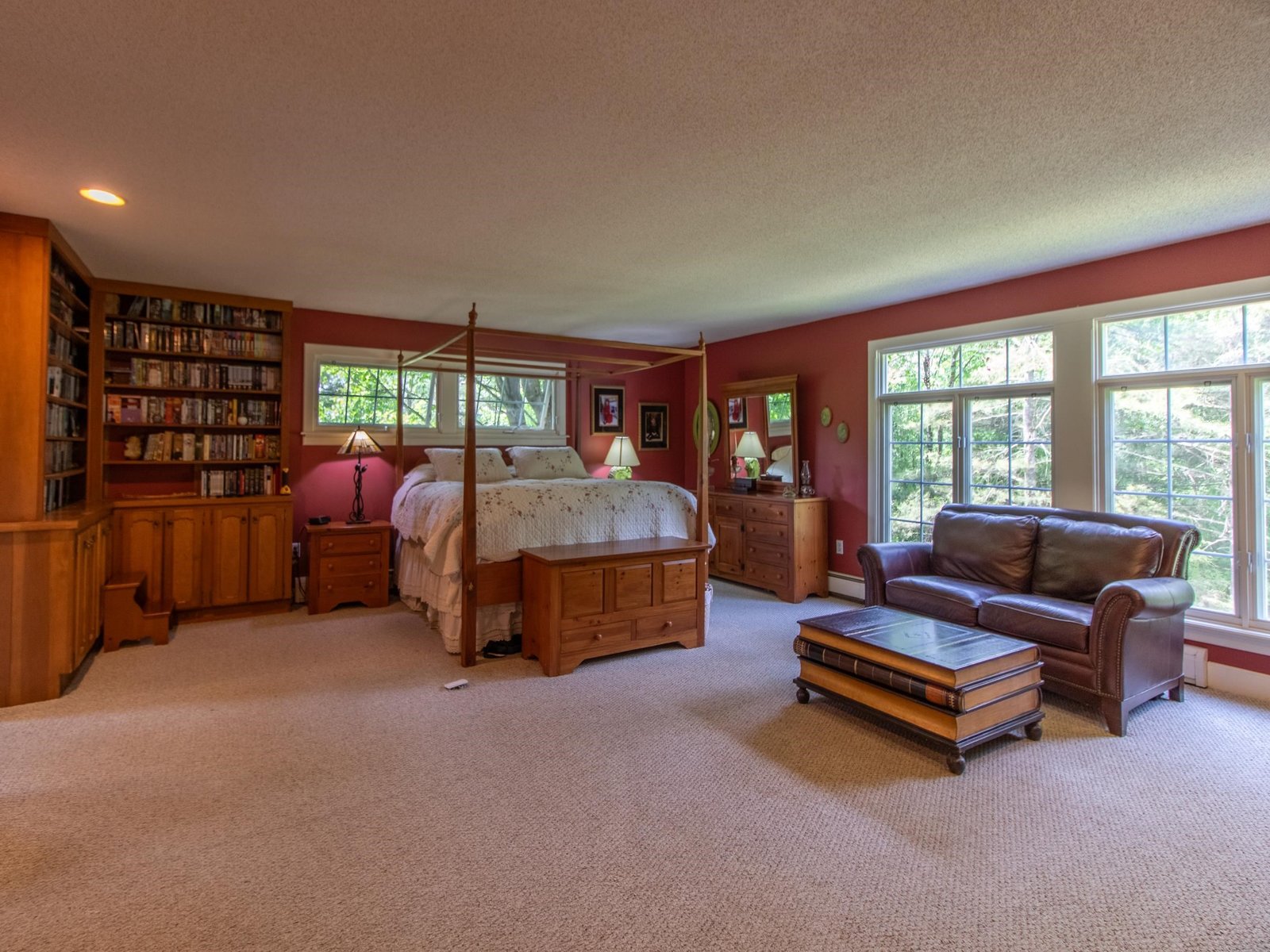 Second Floor Bedroom with fireplace