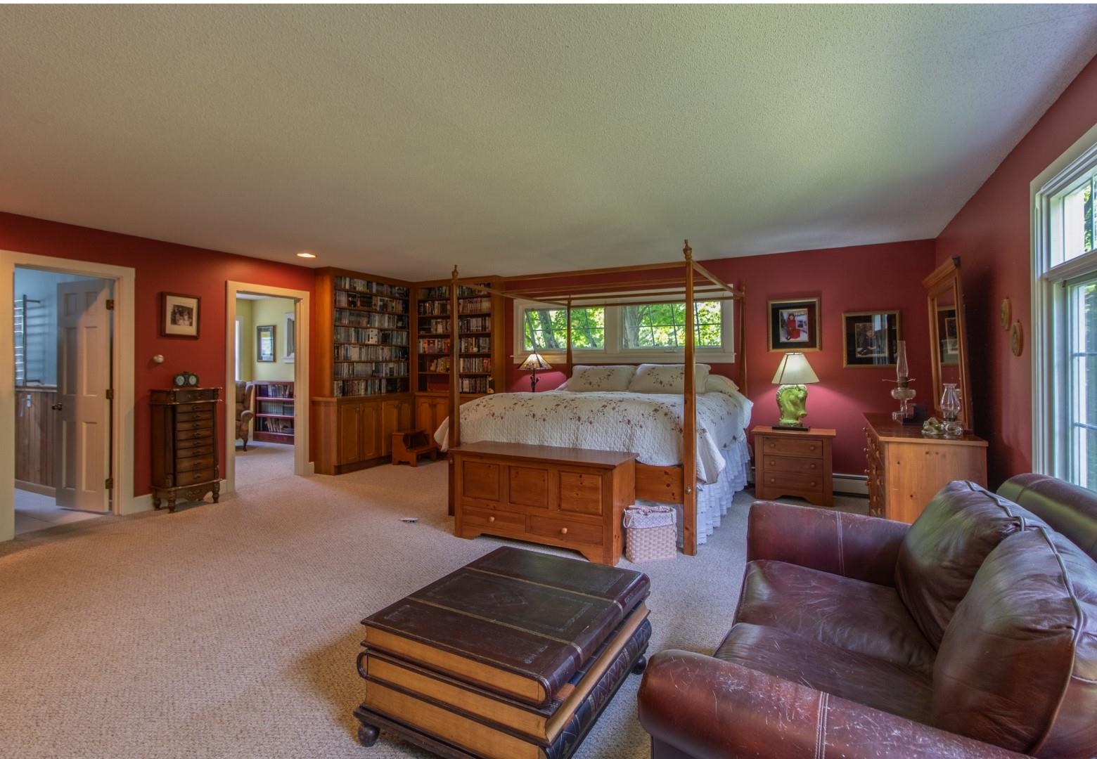 Second Floor Bedroom with fireplace