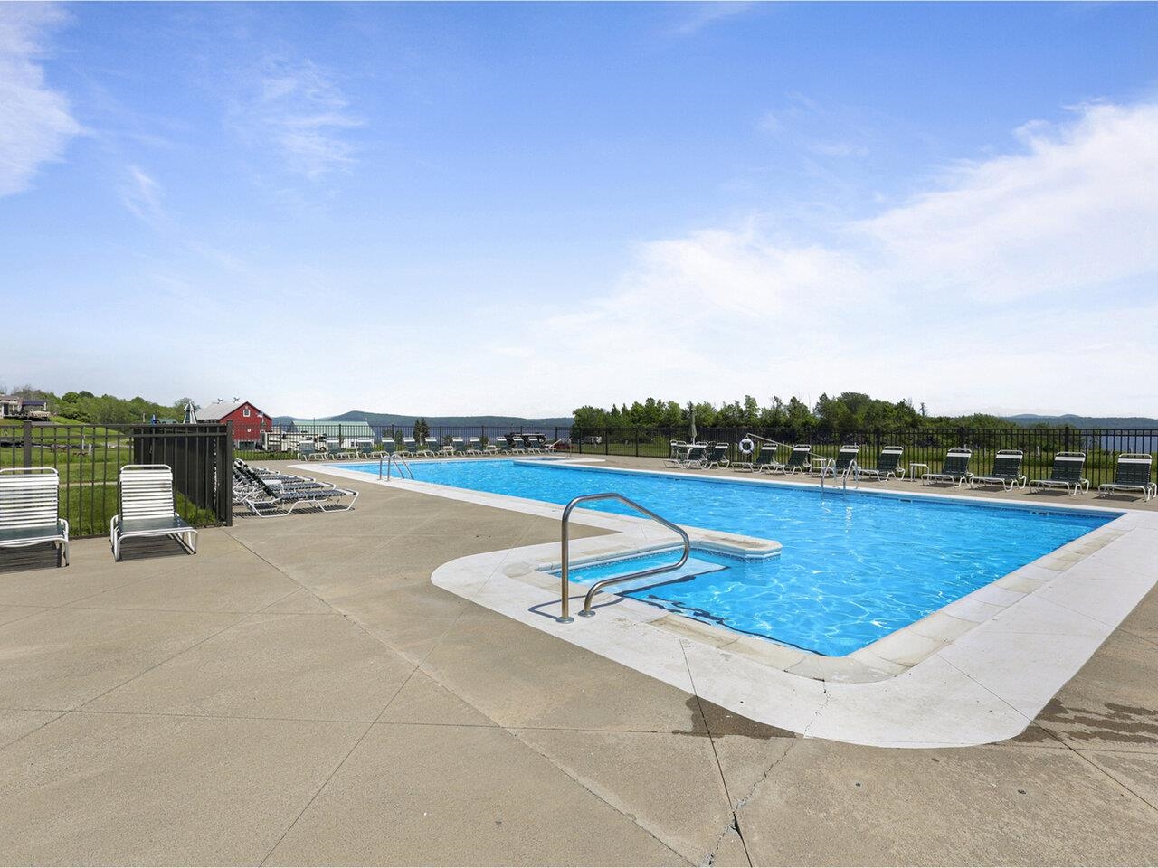 Swimming pool at the clubhouse