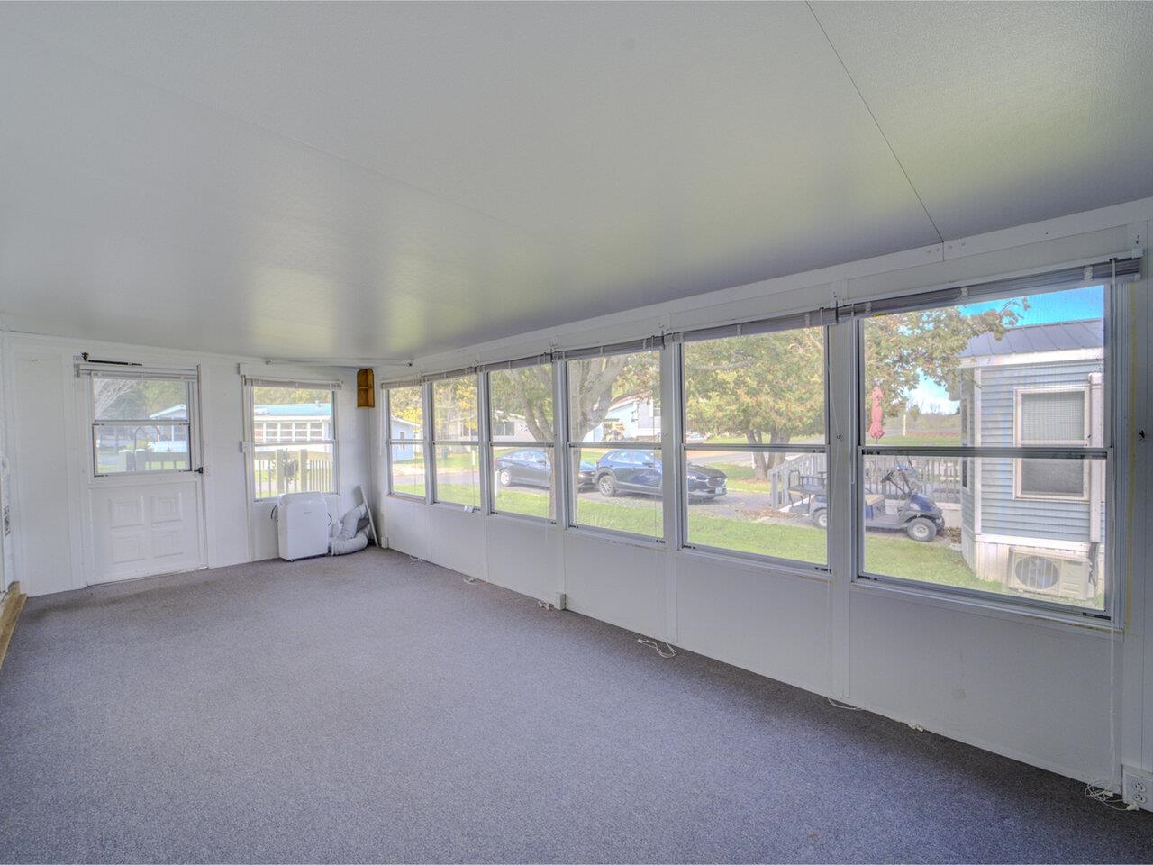 Sunroom looking to front door