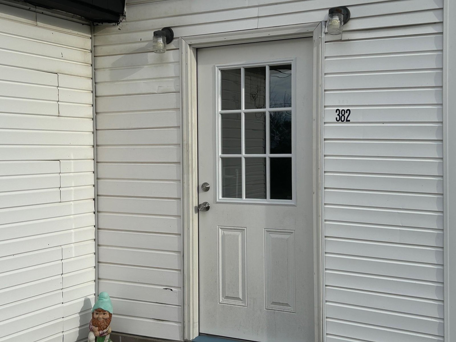 Welcome mud room with double closet