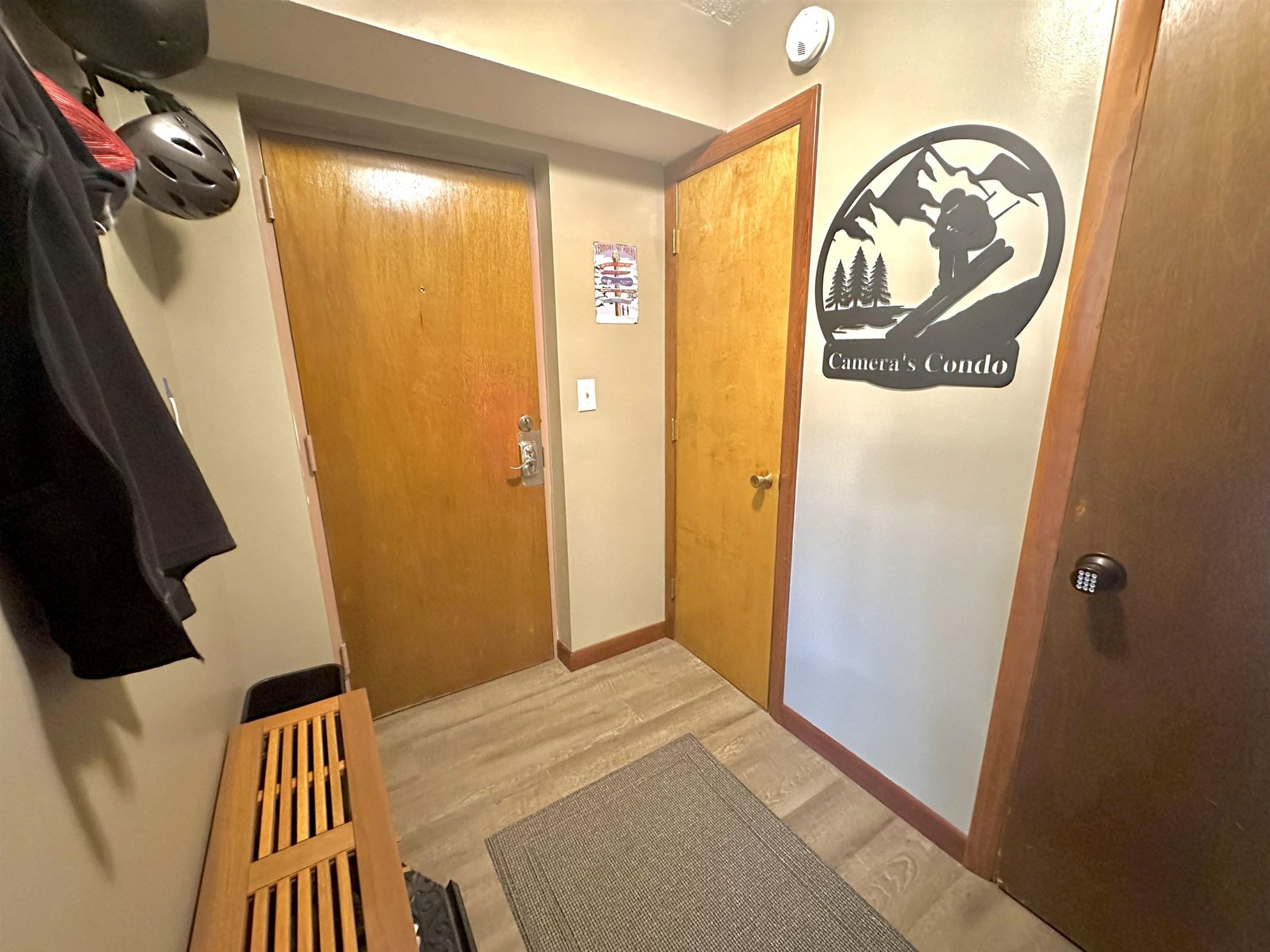 Spacious Vermont mudroom