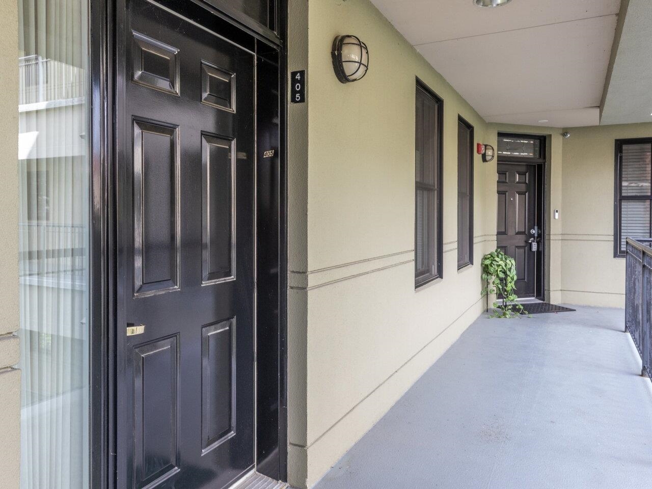 Unit Entrance, Secure Building