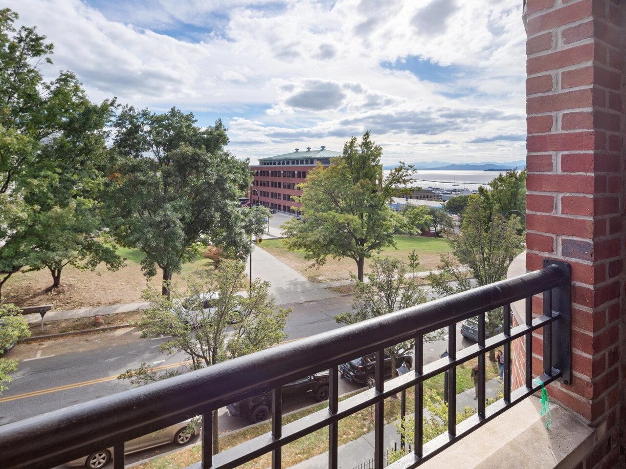 Private balcony with view