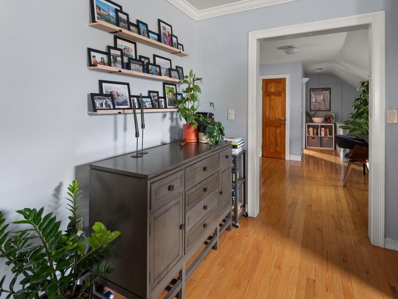 Kitchen hall to living view