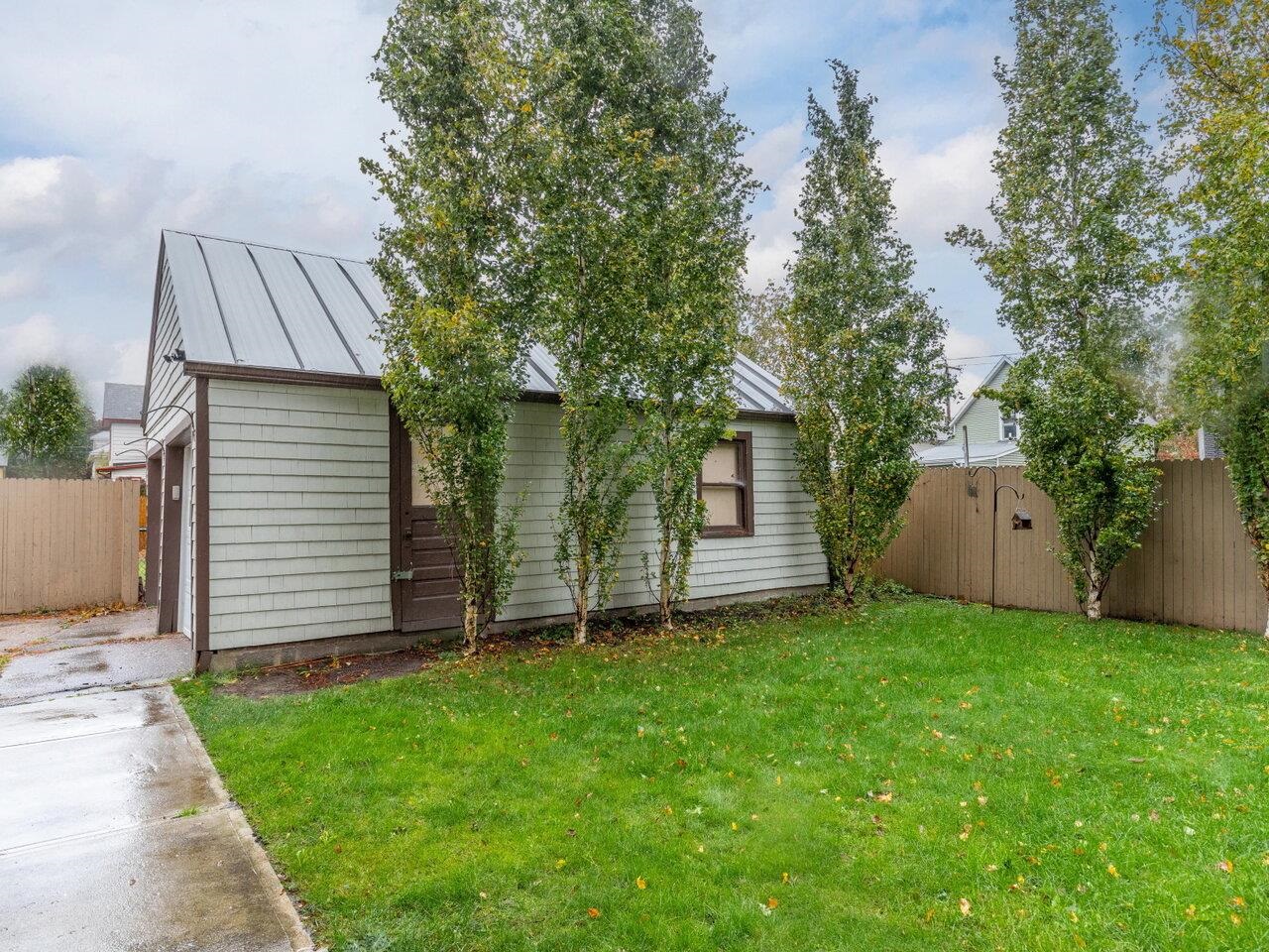 Detached garage with power