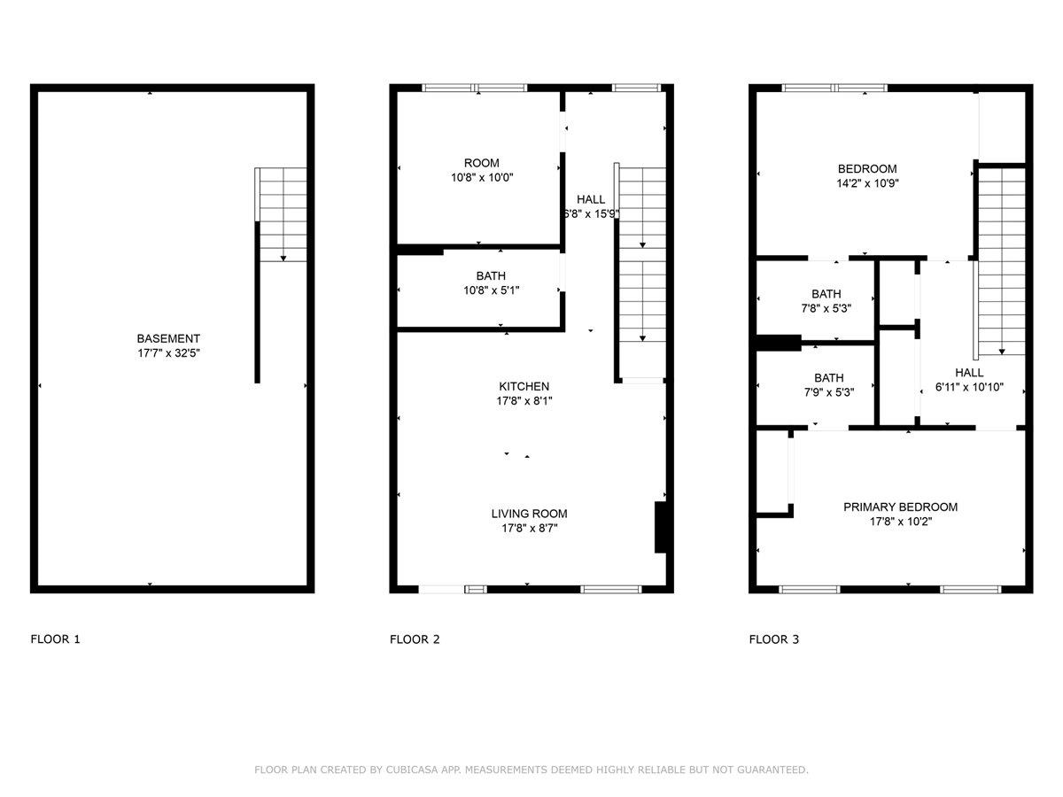 floor plans - all 3 levels