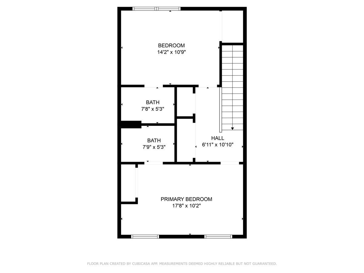 upstairs - floor plan