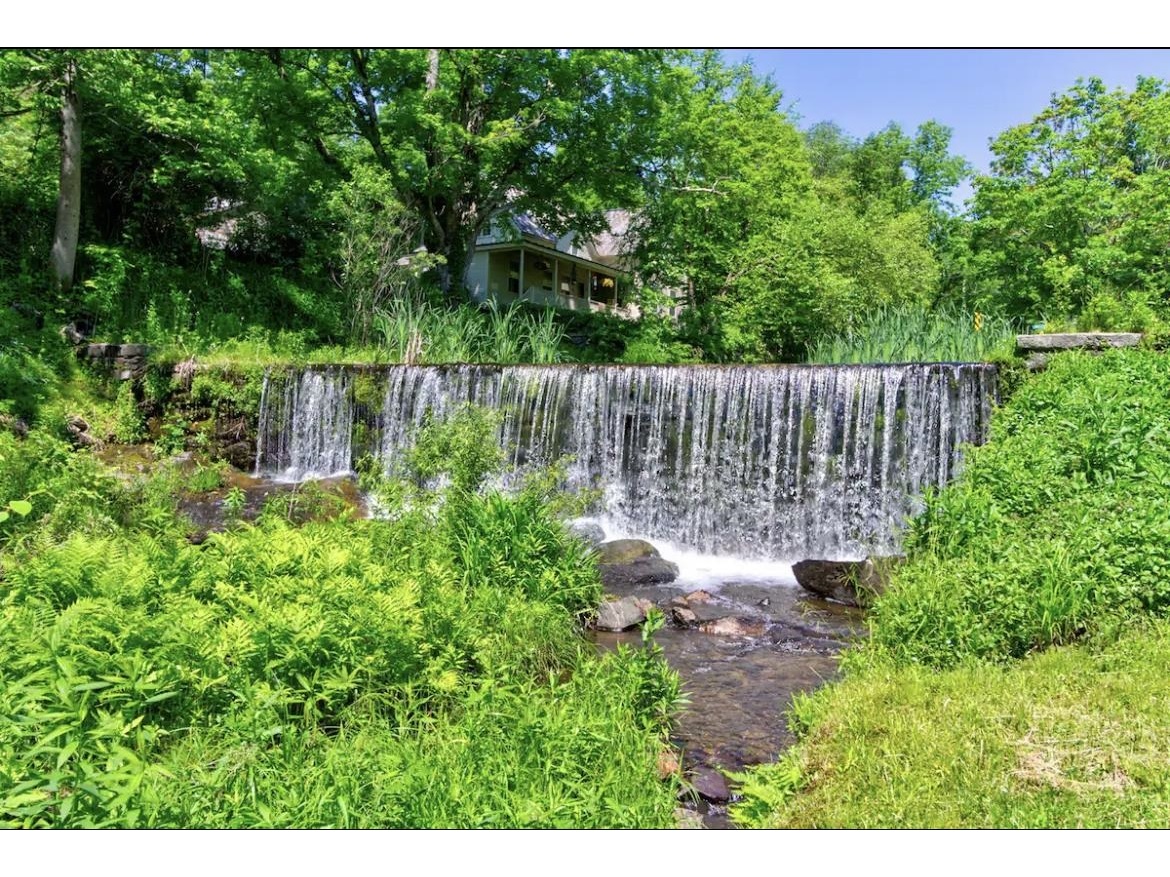 Enjoy the waterfall from the front deck