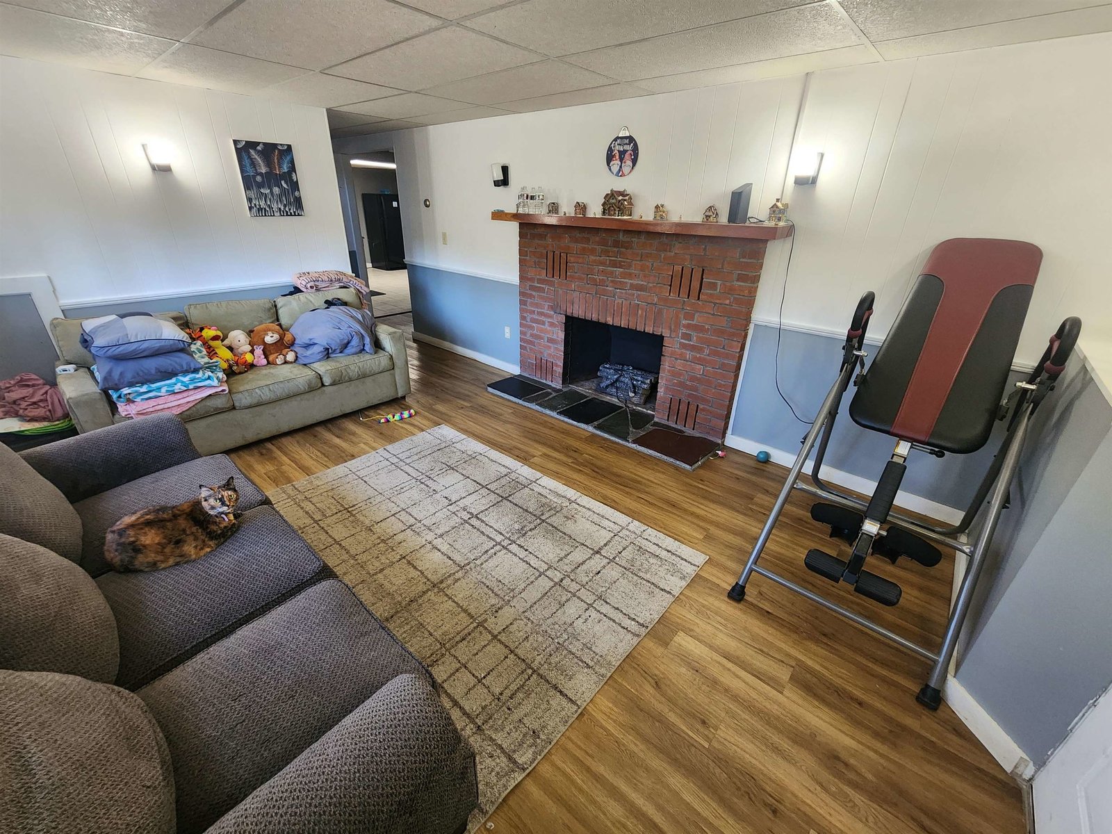 basement utility room