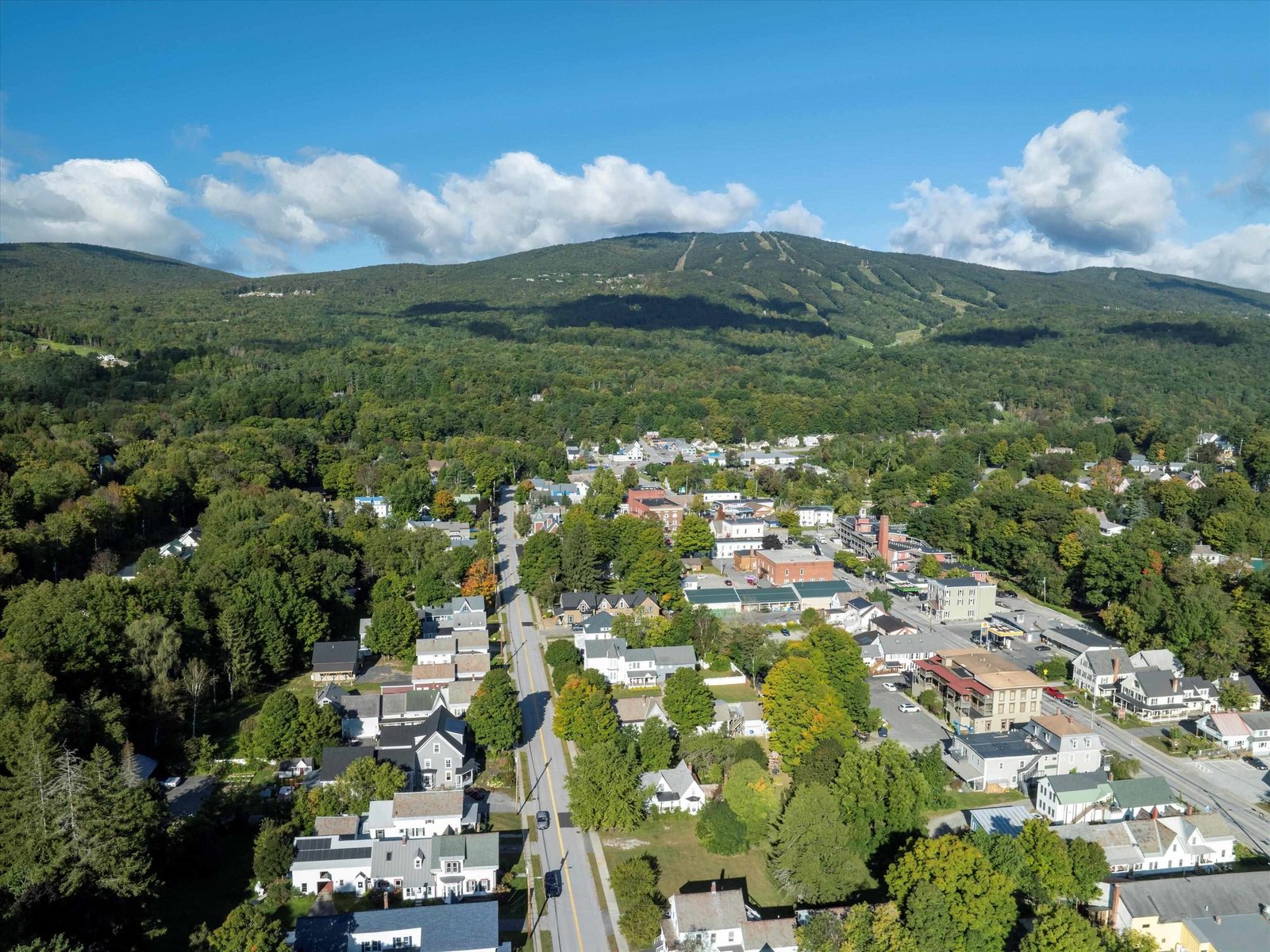 Aerial above the porperty