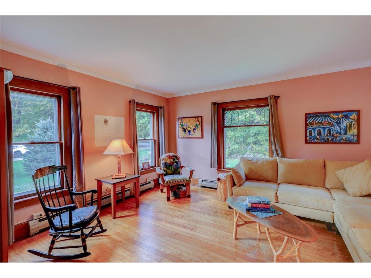 Living room off of the dining room.