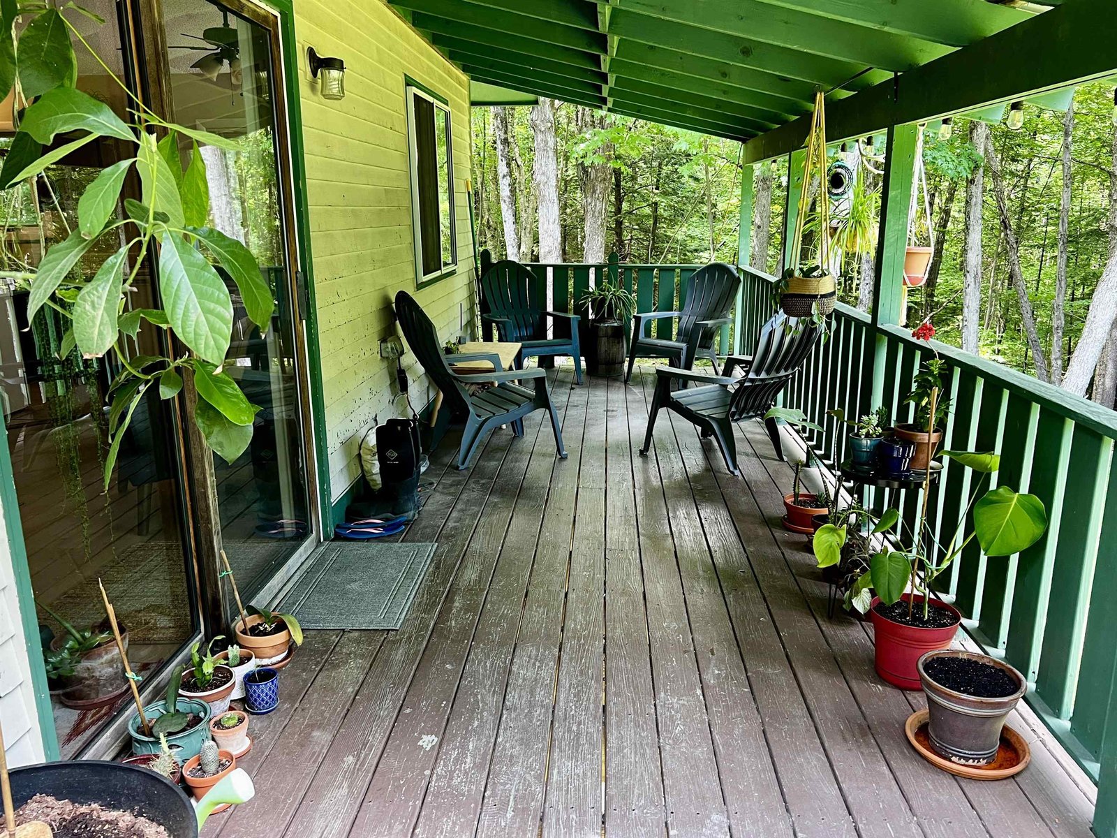 Porch off upper level living room