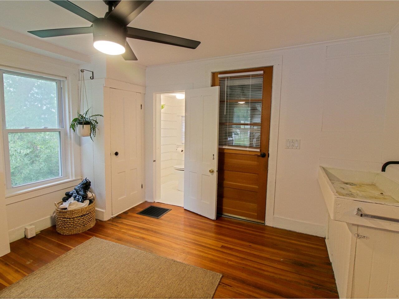 Mudroom with Farmhouse Sink