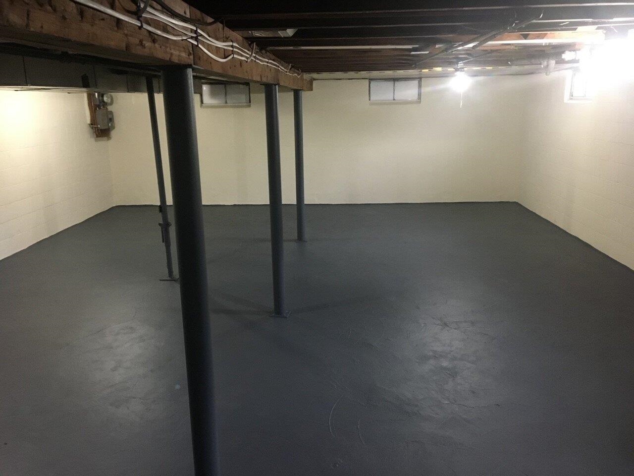 Ample, usable basement space