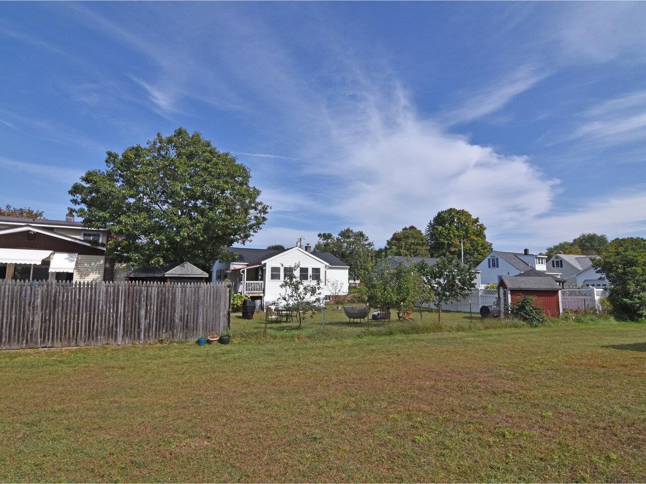 Backyard view