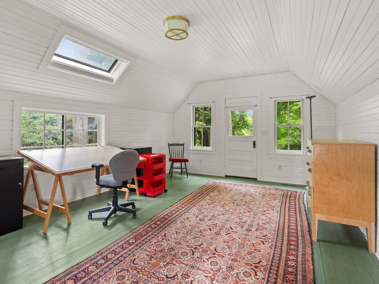 Living room/studio in cottage