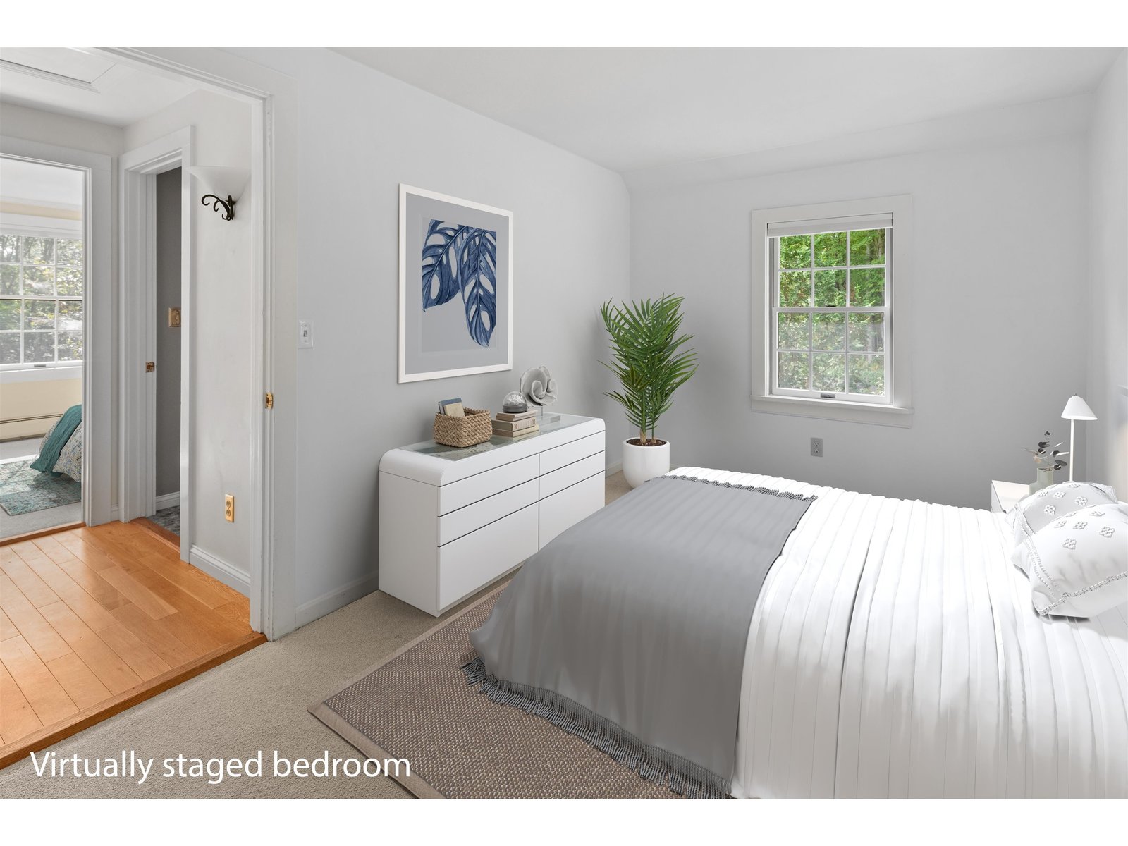 virtually staged bedroom 2