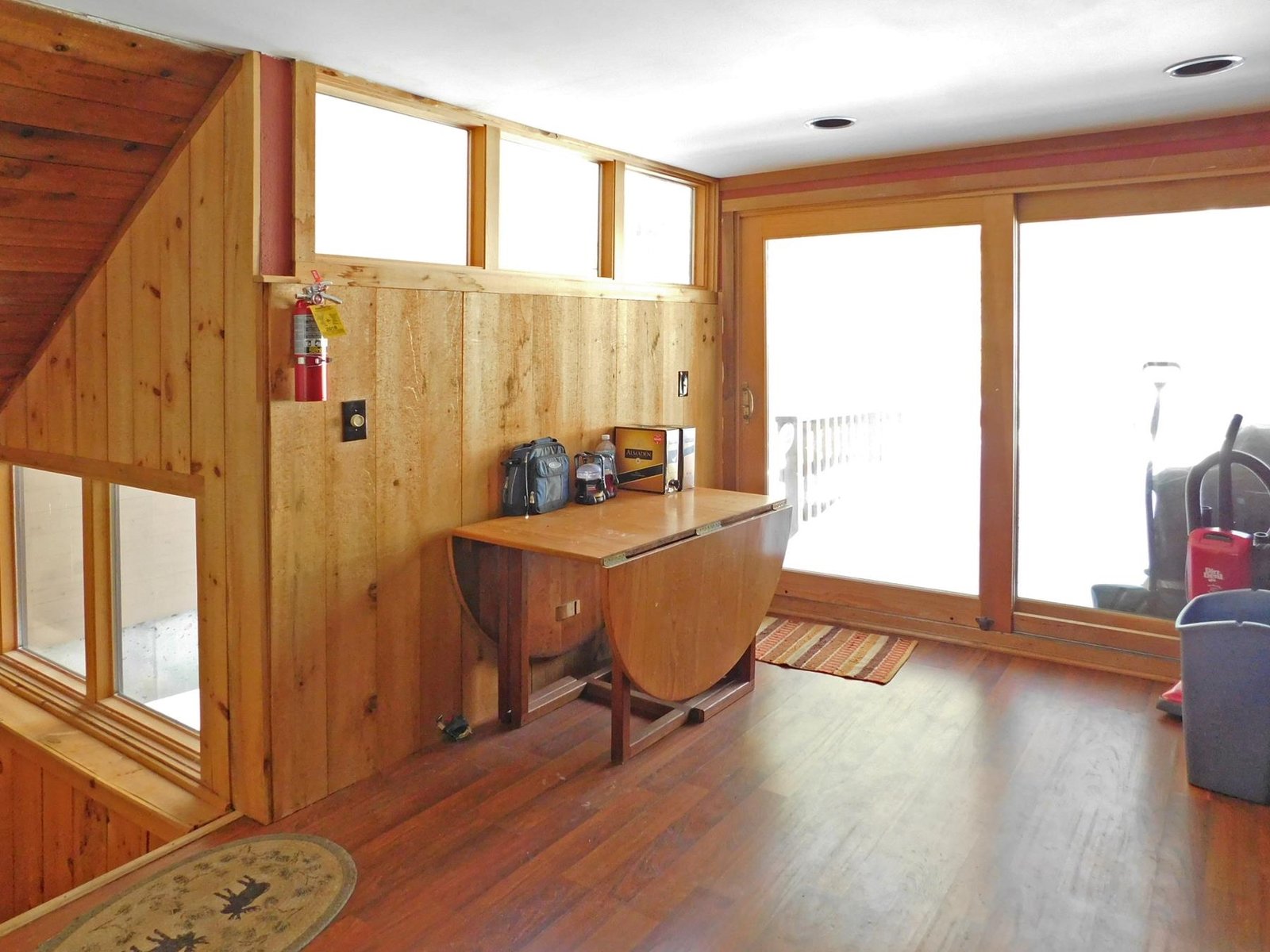 kitchen dining area and porch