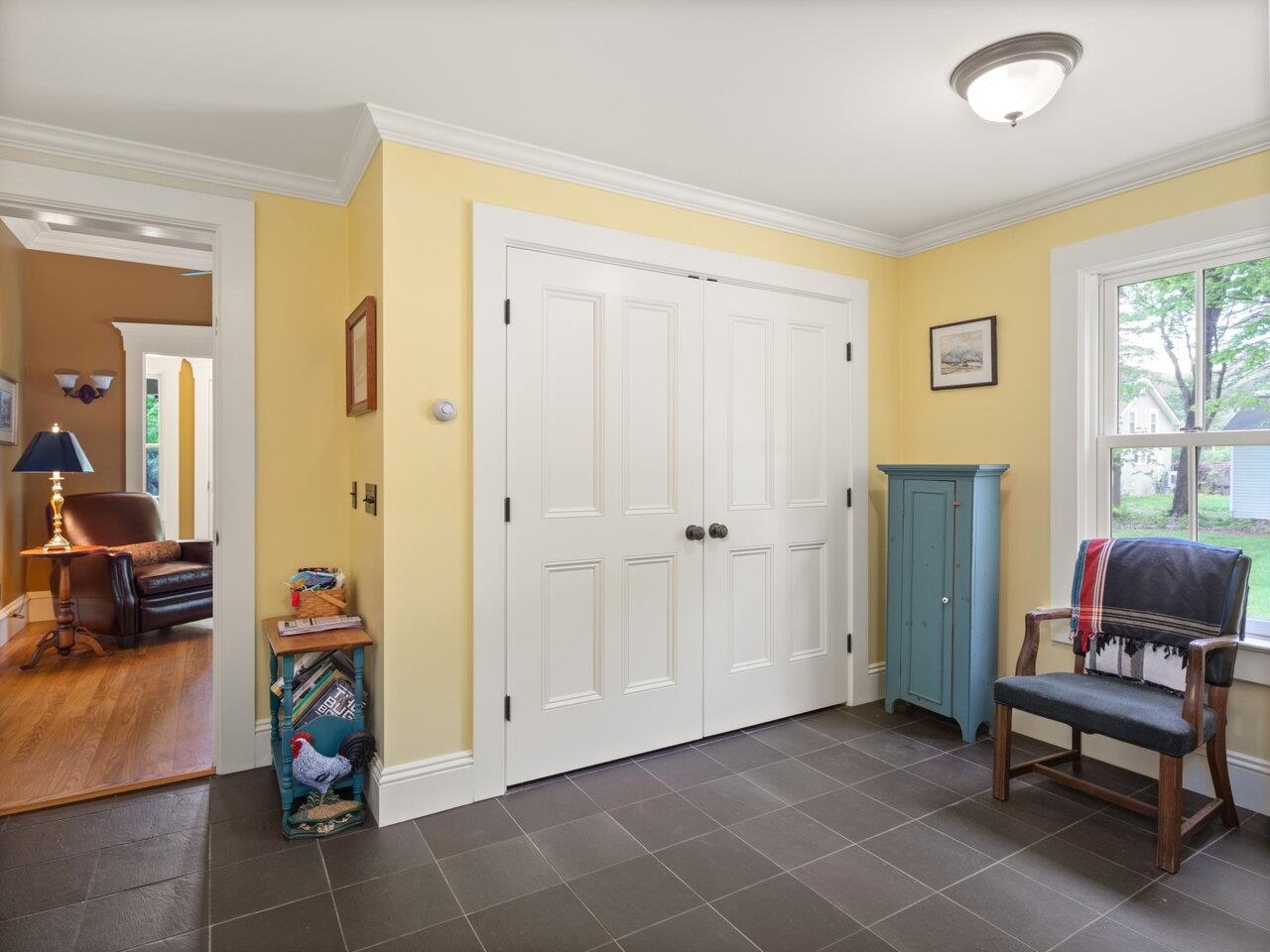 Mudroom in back of house