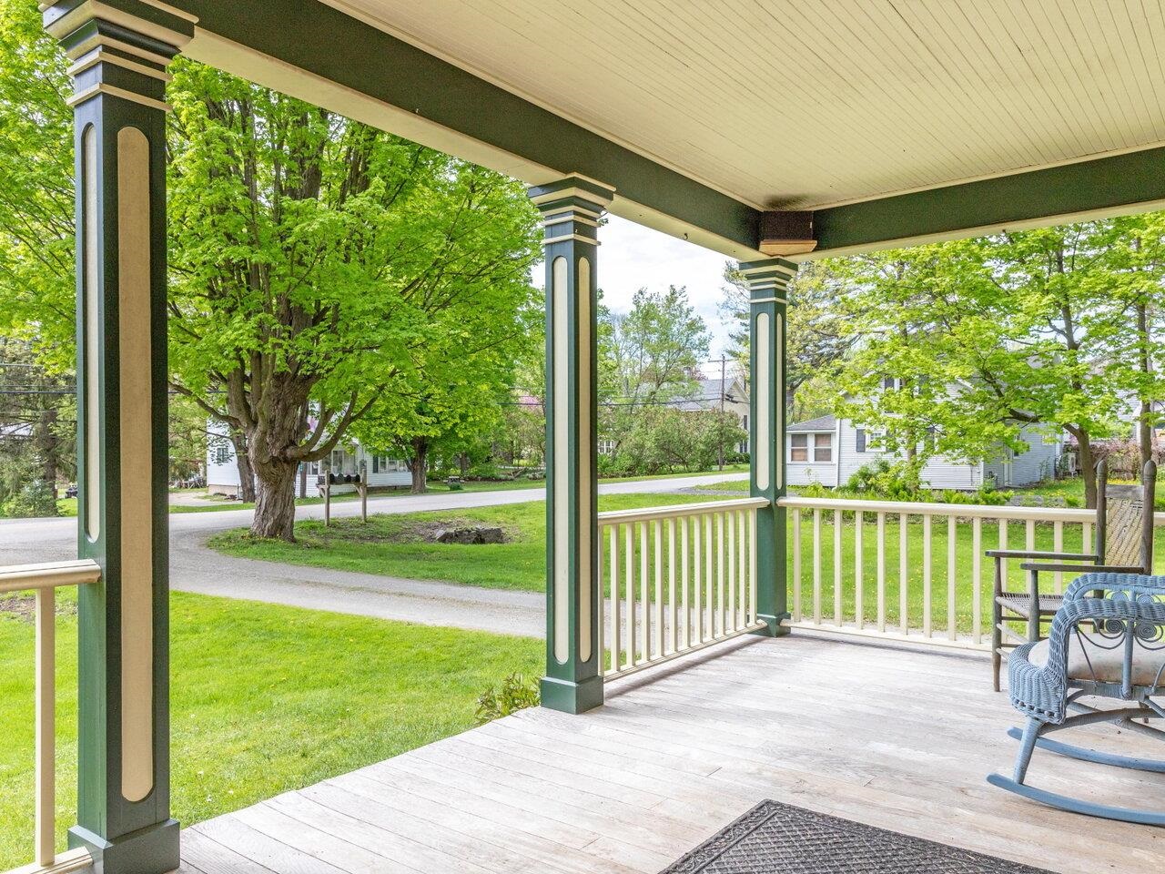 Wonderful covered front porch