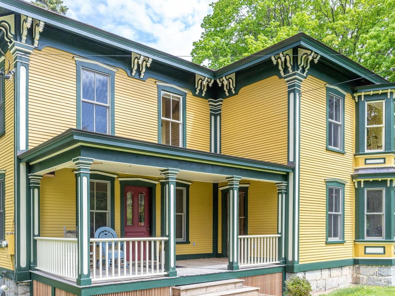 Lovely front porch entry