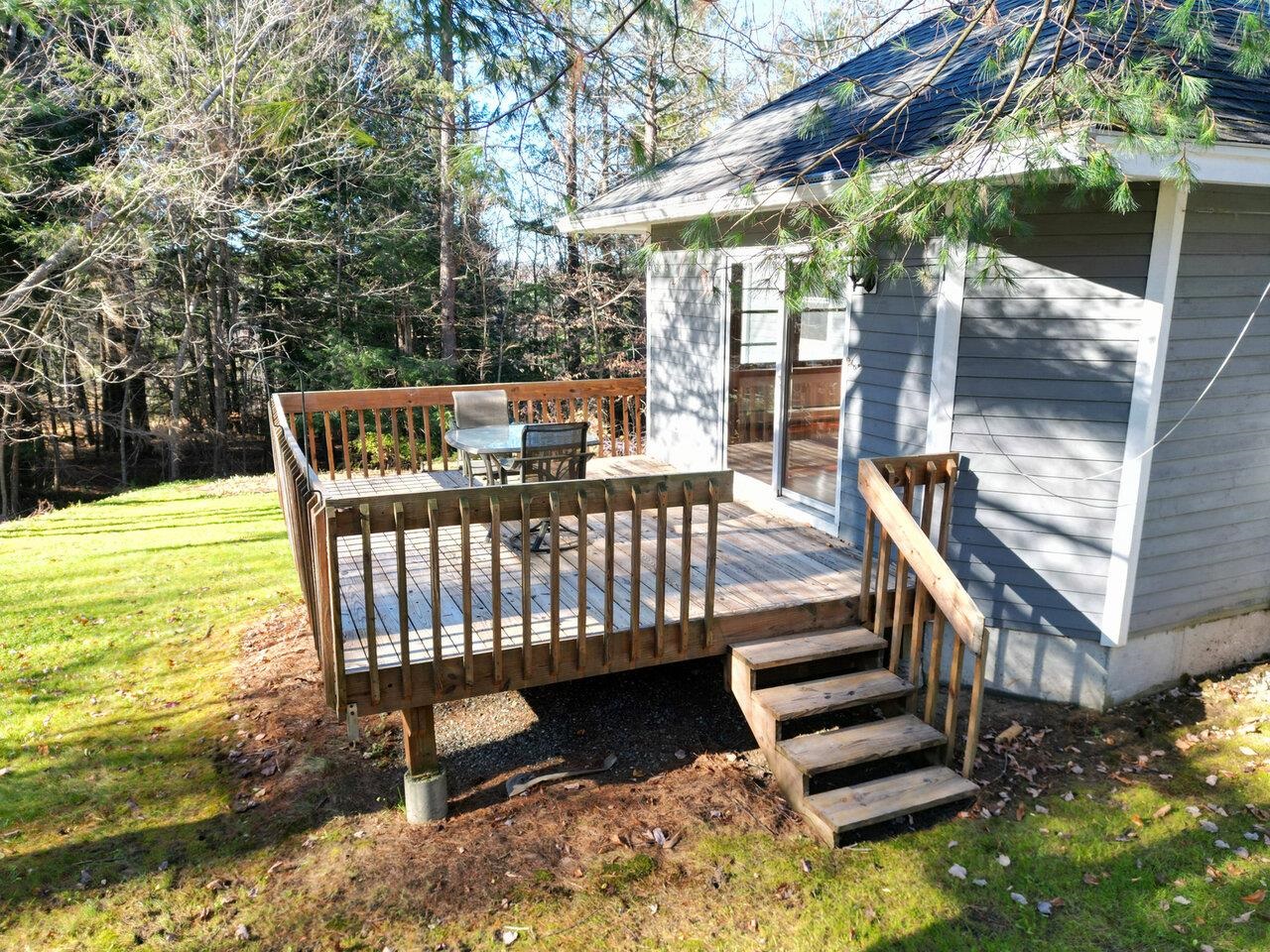 Overlooking side yard