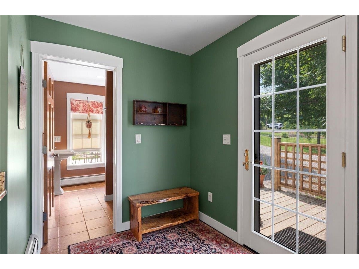 Entry mudroom, and bathroom with shower, main floor