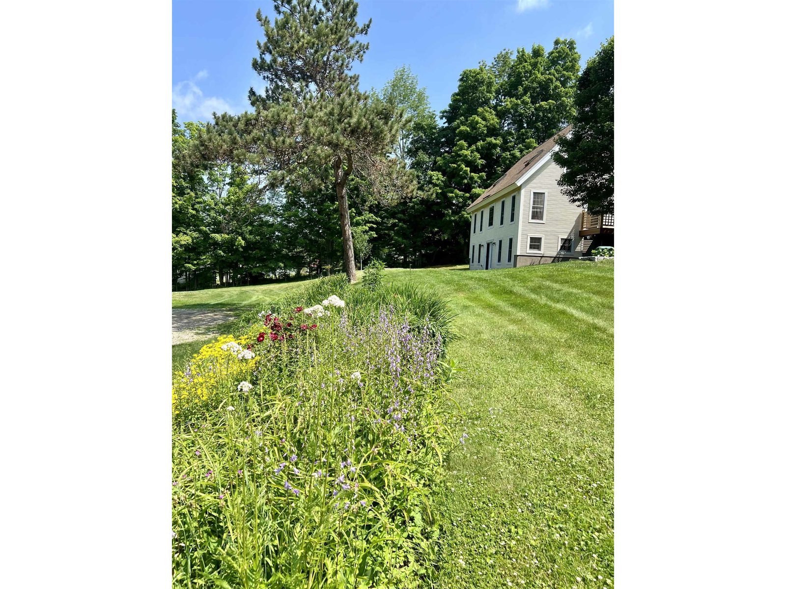 Beautifully landscaped yard