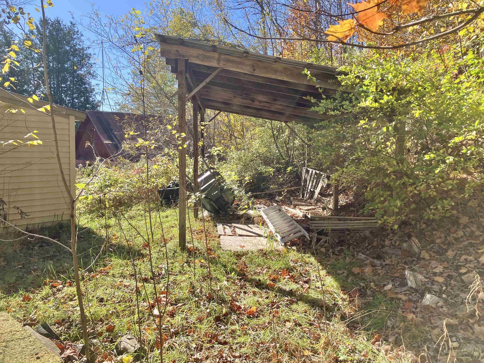 Lean-to Wood Shed