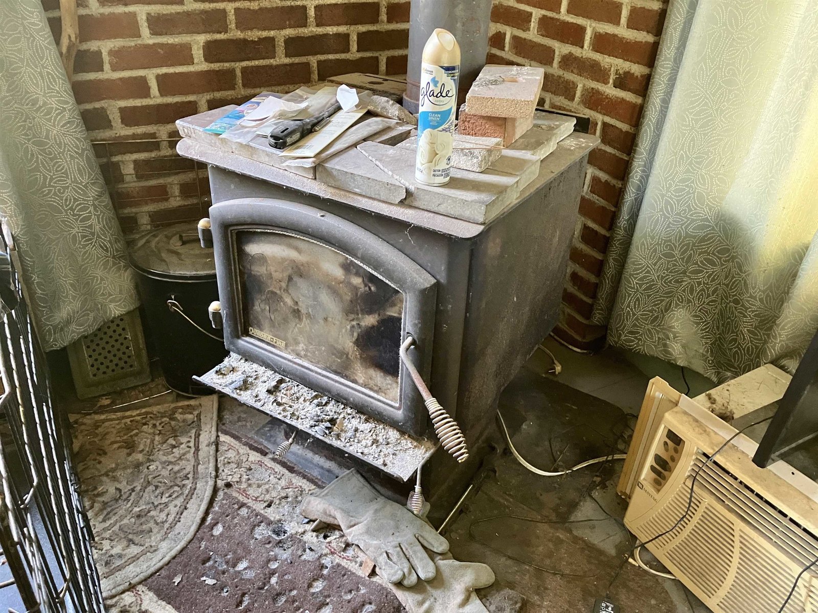 Wood Stove in Living Room