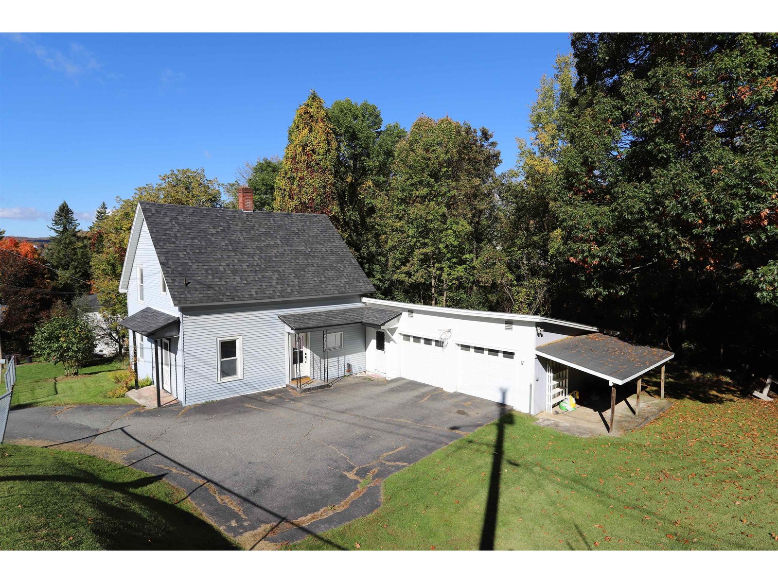 Large Paved Driveway