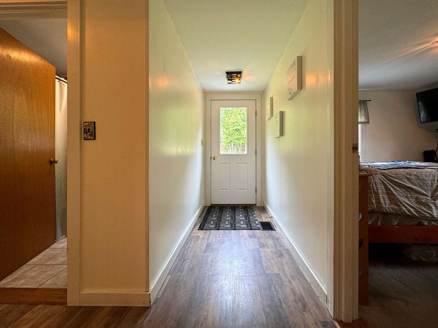 Hallway to back of the house/yard