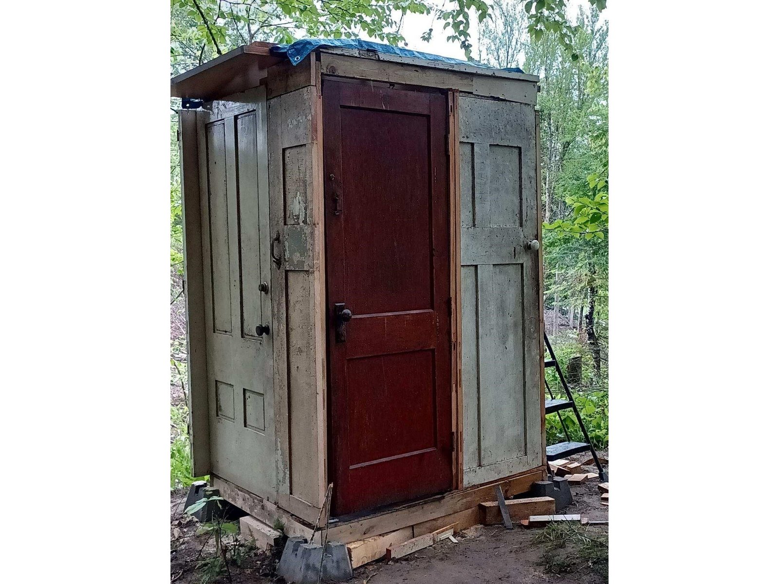 Outhouse by campsite