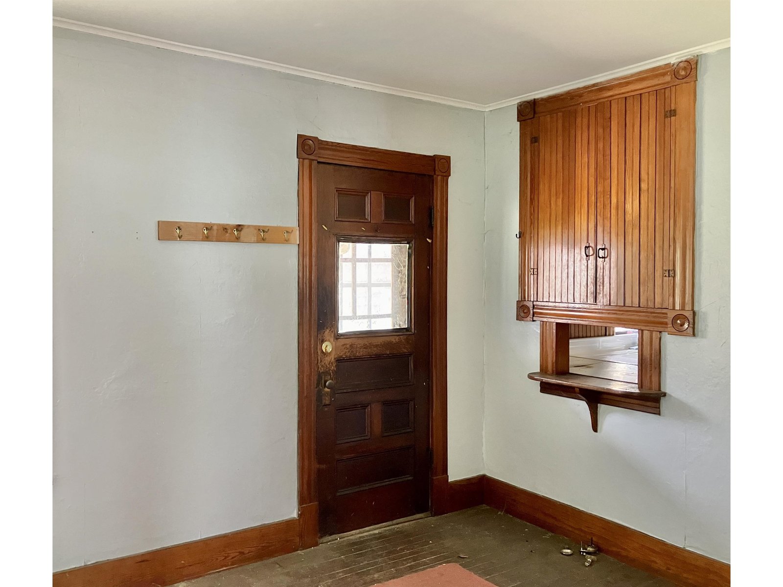 Unit A - Butler's Pantry with wood cabinets