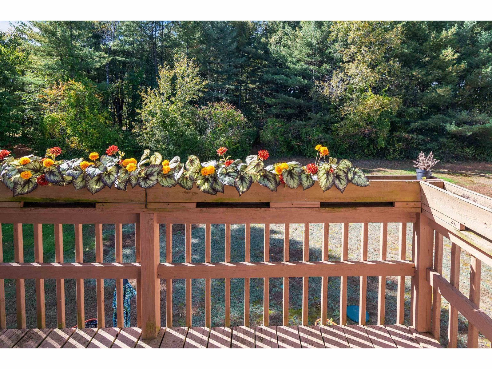 balcony with planters great for herbs and flowers