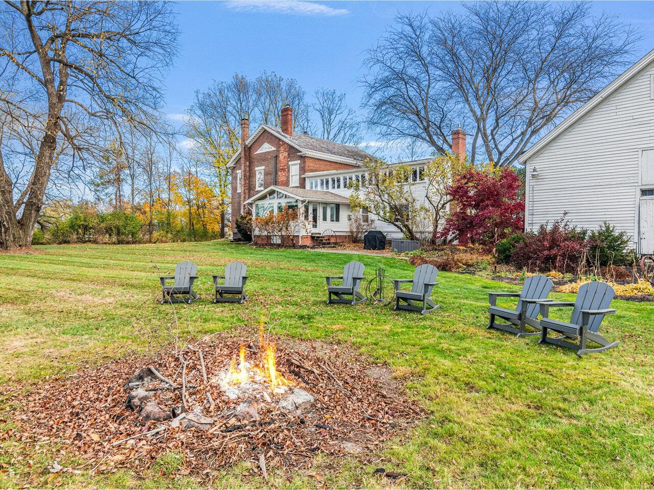 Firepit with Adirondack Views